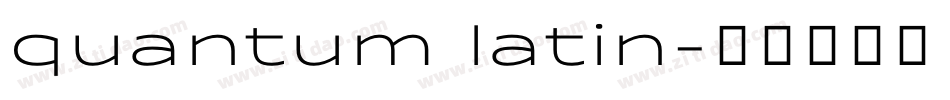 quantum latin字体转换